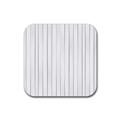 Bright Linear Abstract Print Rubber Coaster (square) 