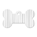 Bright Linear Abstract Print Dog Tag Bone (Two Sides) Front