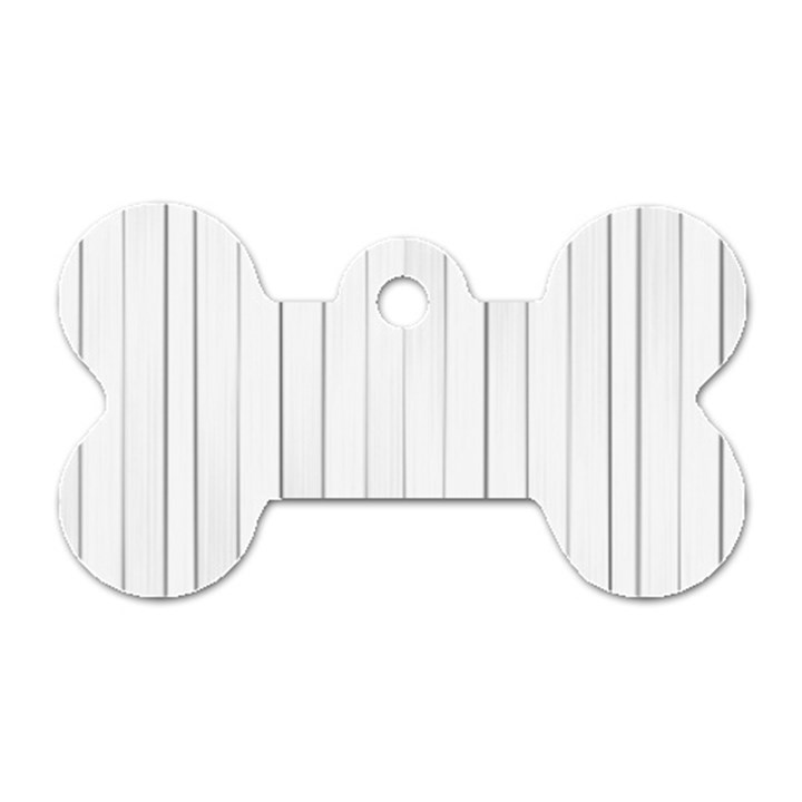 Bright Linear Abstract Print Dog Tag Bone (Two Sides)