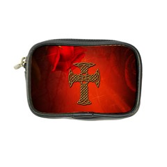 Wonderful Celtic Cross On Vintage Background Coin Purse by FantasyWorld7