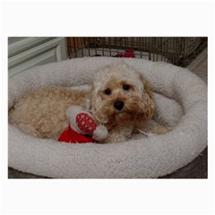 Cockapoo In Dog s Bed Large Glasses Cloth (2-side) by pauchesstore