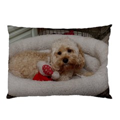 Cockapoo In Dog s Bed Pillow Case by pauchesstore