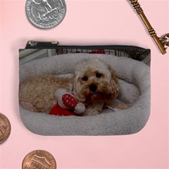 Cockapoo In Dog s Bed Mini Coin Purse by pauchesstore