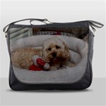 Cockapoo In Dog s Bed Messenger Bag Front