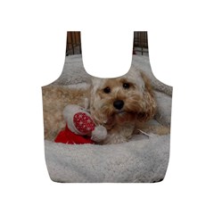 Cockapoo In Dog s Bed Full Print Recycle Bag (s) by pauchesstore