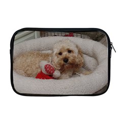 Cockapoo In Dog s Bed Apple Macbook Pro 17  Zipper Case by pauchesstore