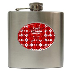 Happy Valentines Every Day Hip Flask (6 Oz) by pepitasart