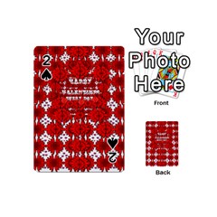 Happy Valentines Every Day Playing Cards 54 (mini) by pepitasart