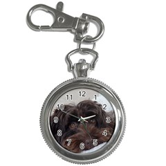 Laying In Dog Bed Key Chain Watches by pauchesstore