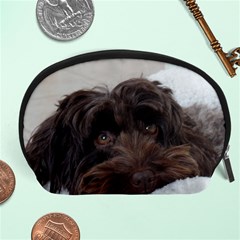 Laying In Dog Bed Accessory Pouch (large) by pauchesstore