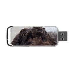 Laying In Dog Bed Portable Usb Flash (one Side) by pauchesstore