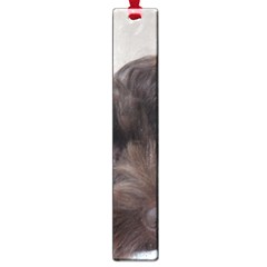 Laying In Dog Bed Large Book Marks by pauchesstore