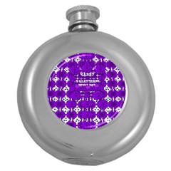 Happy  Day Valentines Every Day Round Hip Flask (5 Oz) by pepitasart