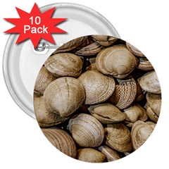 Shellfishs Photo Print Pattern 3  Buttons (10 Pack)  by dflcprintsclothing