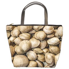 Shellfishs Photo Print Pattern Bucket Bag by dflcprintsclothing