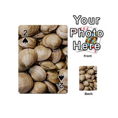 Shellfishs Photo Print Pattern Playing Cards 54 (mini) by dflcprintsclothing