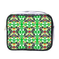 Modern Vintage Butterfly Geometric Mini Toiletries Bag (one Side) by beautyskulls