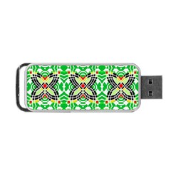 Modern Vintage Butterfly Geometric Portable Usb Flash (one Side) by beautyskulls