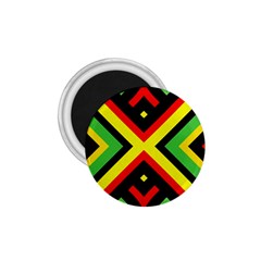 Reggae Vintage Geometric Vibrations 1 75  Magnets