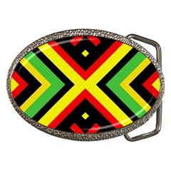 Reggae Vintage Geometric Vibrations Belt Buckles by beautyskulls