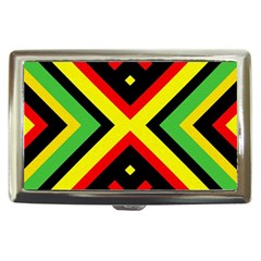 Reggae Vintage Geometric Vibrations Cigarette Money Case by beautyskulls