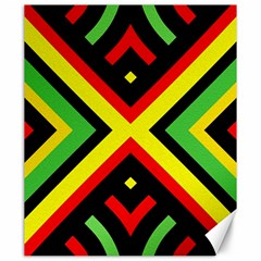 Reggae Vintage Geometric Vibrations Canvas 20  X 24  by beautyskulls