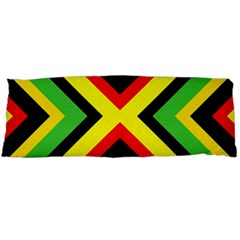 Reggae Vintage Geometric Vibrations Body Pillow Case (dakimakura) by beautyskulls