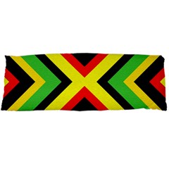 Reggae Vintage Geometric Vibrations Body Pillow Case Dakimakura (two Sides) by beautyskulls