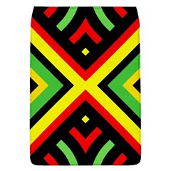 Reggae Vintage Geometric Vibrations Removable Flap Cover (l) by beautyskulls