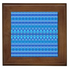 Stunning Luminous Blue Micropattern Magic Framed Tiles by beautyskulls