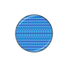 Stunning Luminous Blue Micropattern Magic Hat Clip Ball Marker by beautyskulls