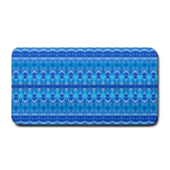 Stunning Luminous Blue Micropattern Magic Medium Bar Mats by beautyskulls