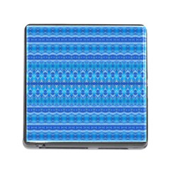 Stunning Luminous Blue Micropattern Magic Memory Card Reader (square 5 Slot) by beautyskulls