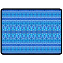 Stunning Luminous Blue Micropattern Magic Fleece Blanket (large)  by beautyskulls