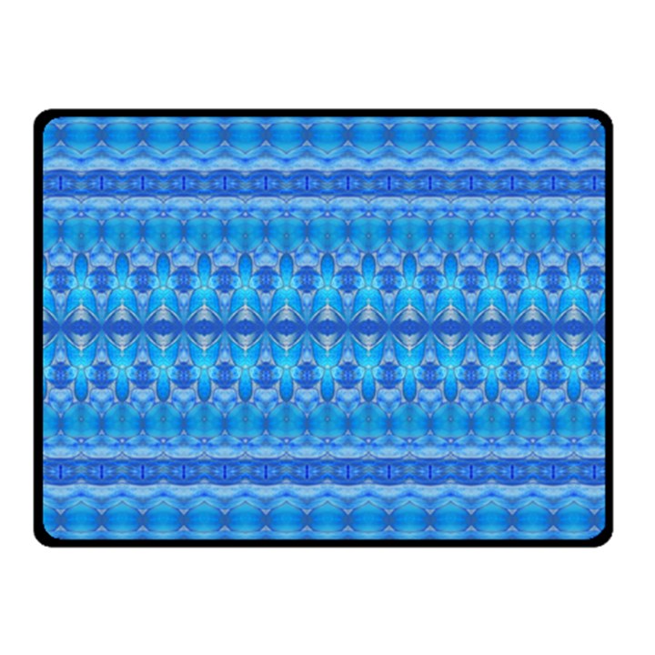 Stunning Luminous Blue Micropattern Magic Fleece Blanket (Small)