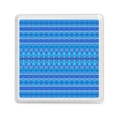 Stunning Luminous Blue Micropattern Magic Memory Card Reader (square) by beautyskulls