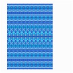 Stunning Luminous Blue Micropattern Magic Small Garden Flag (Two Sides) Front