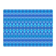 Stunning Luminous Blue Micropattern Magic Double Sided Flano Blanket (mini)  by beautyskulls