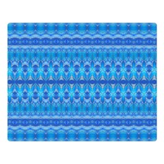 Stunning Luminous Blue Micropattern Magic Double Sided Flano Blanket (large)  by beautyskulls