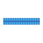 Stunning Luminous Blue Micropattern Magic Flano Scarf (Mini) Front