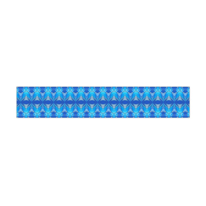 Stunning Luminous Blue Micropattern Magic Flano Scarf (Mini)