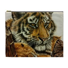 Tiger Cub  Cosmetic Bag (xl)