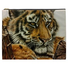 Tiger Cub  Cosmetic Bag (xxxl)