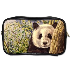 Panda Toiletries Bag (one Side) by ArtByThree