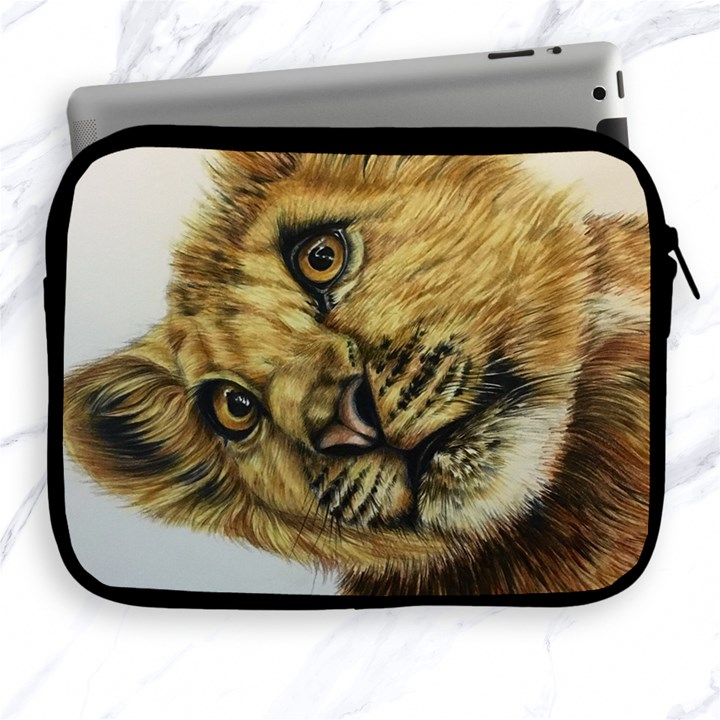 Lion Cub Apple iPad 2/3/4 Zipper Cases