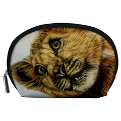 Lion Cub Accessory Pouch (large) by ArtByThree