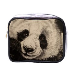 Giant Panda Mini Toiletries Bag (one Side) by ArtByThree