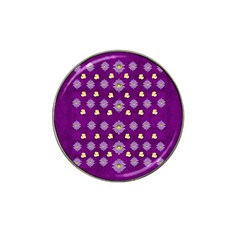 A Feel Of Flowers In Beautiful Air Hat Clip Ball Marker (4 Pack) by pepitasart