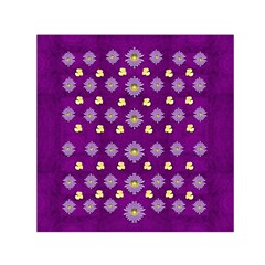 A Feel Of Flowers In Beautiful Air Small Satin Scarf (square) by pepitasart