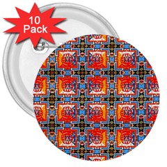 Ml 128 3  Buttons (10 Pack)  by ArtworkByPatrick